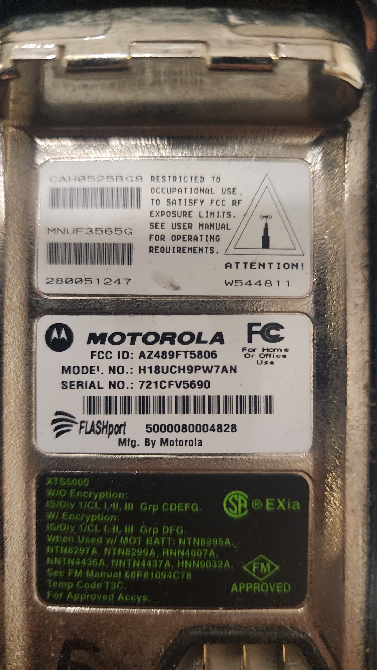 Motorola XTS5000 P25 Digital 700/800 Model III 1000ch 3W
