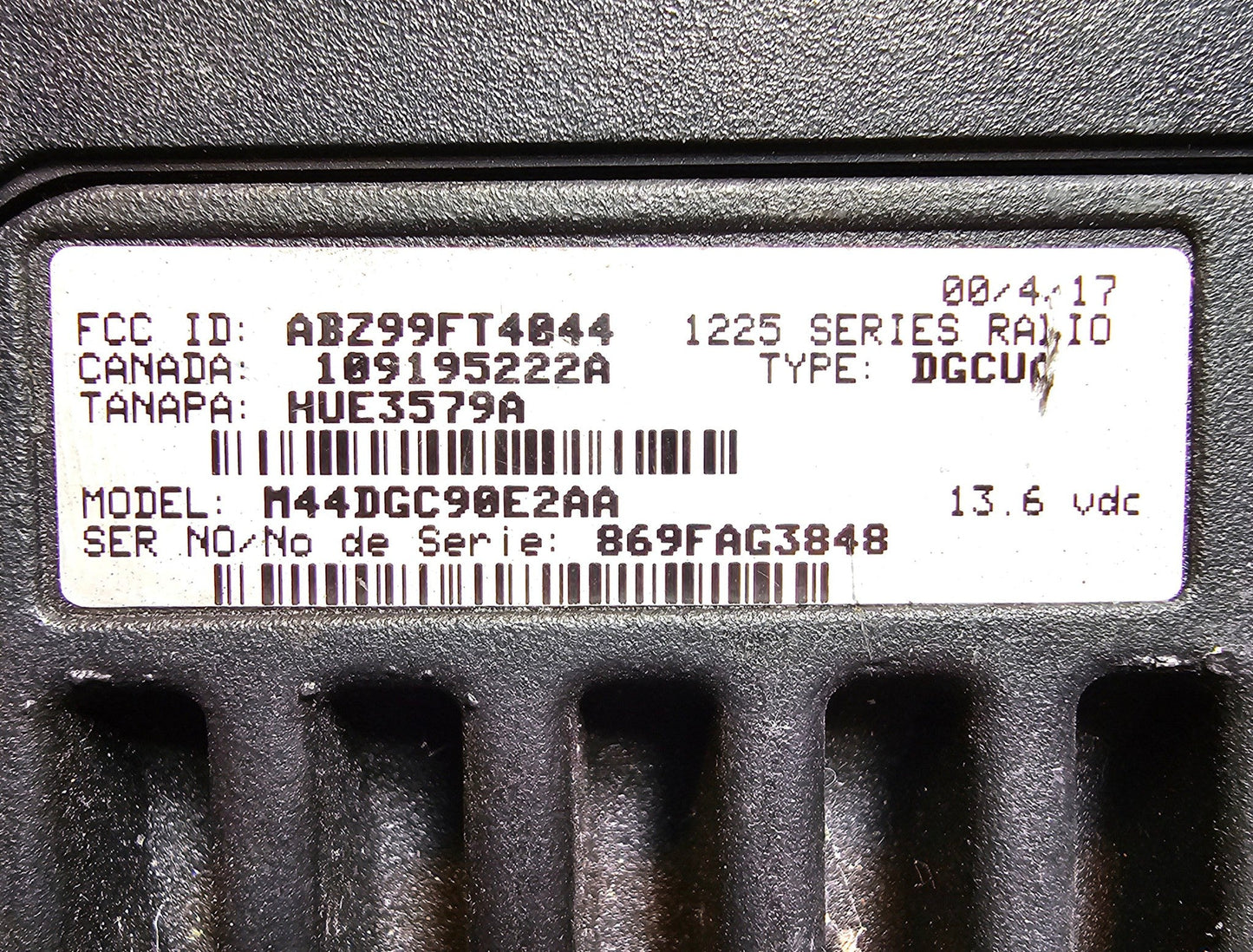 Motorola M1225 UHF 450-470 MHz 4 Channel 40 Watt (Complete Kit)