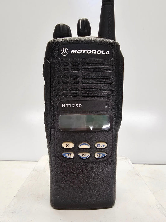 Motorola HT1250 UHF 403-470 MHz 128 Channel 4 Watt Limited Keypad (Complete Kit)