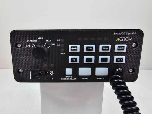 SoundOff Signal nERGY 400 Series Multi Function Siren with Knob Control