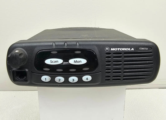 Motorola CDM750 Lowband 29-36 MHz 4 Channel 60 Watt Mobile Radio