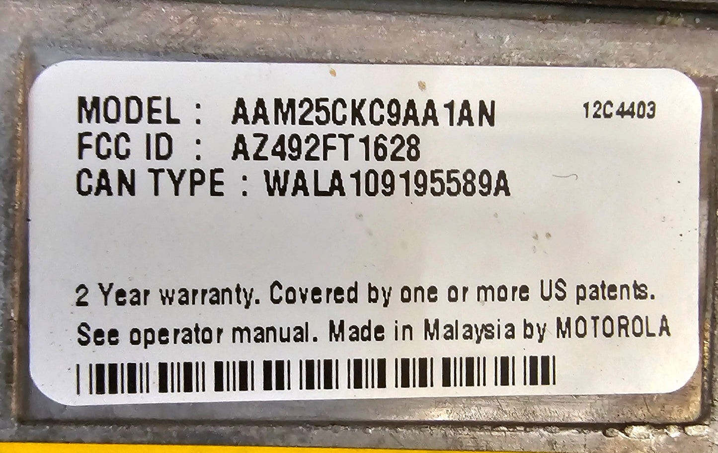 Motorola CDM750 Lowband 36-42 MHz 4 Channel 60 Watt Mobile Radio