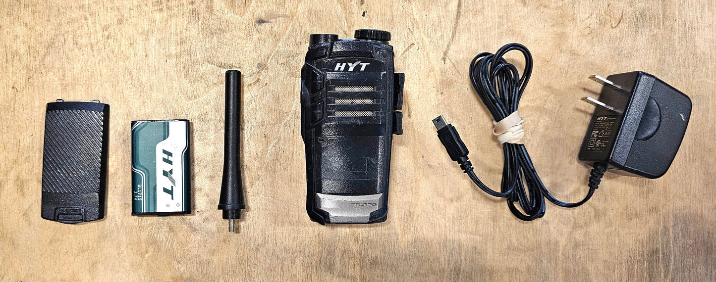 HYTERA TC-320U Radios w/ Accessories, Batteries, Antennas, Chargers (LOT of 90)