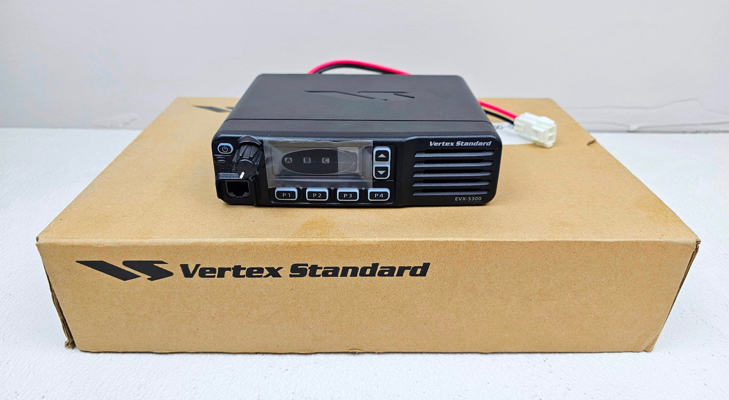 NEW Vertex EVX-5300-D0-50 VHF 136-174 MHz 8 Ch 50W Digital/Analog Mobile Radio