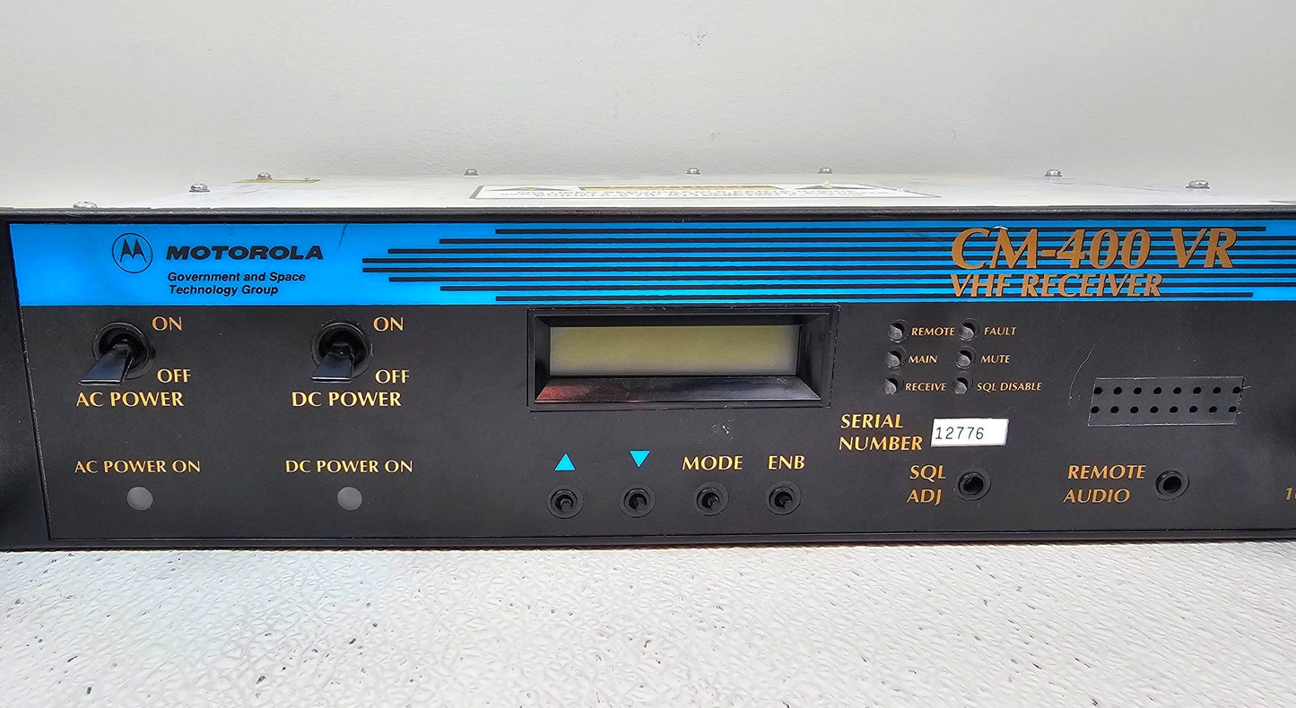 Motorola CM-400 VR VHF ReceiverAir Band Receiver