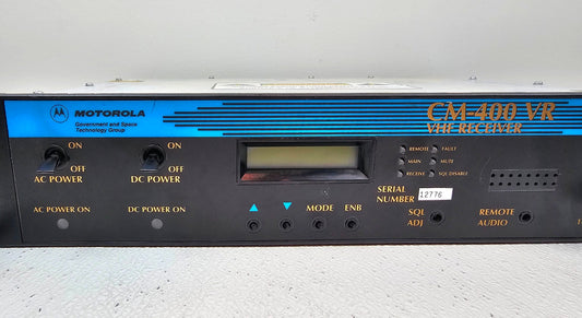 Motorola CM-400 VR VHF ReceiverAir Band Receiver