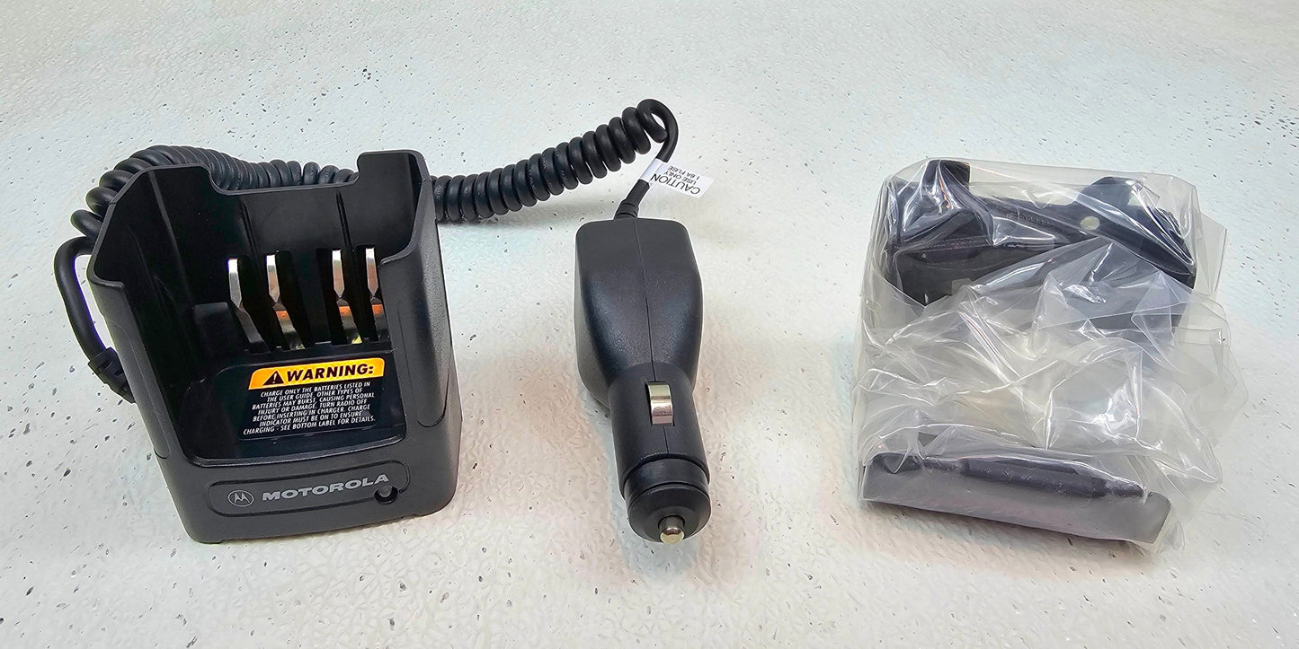 NEW Motorola Vehicle Charger RLN4884B w/Mounting Bracket HT1000 XTS3000 XTS5000