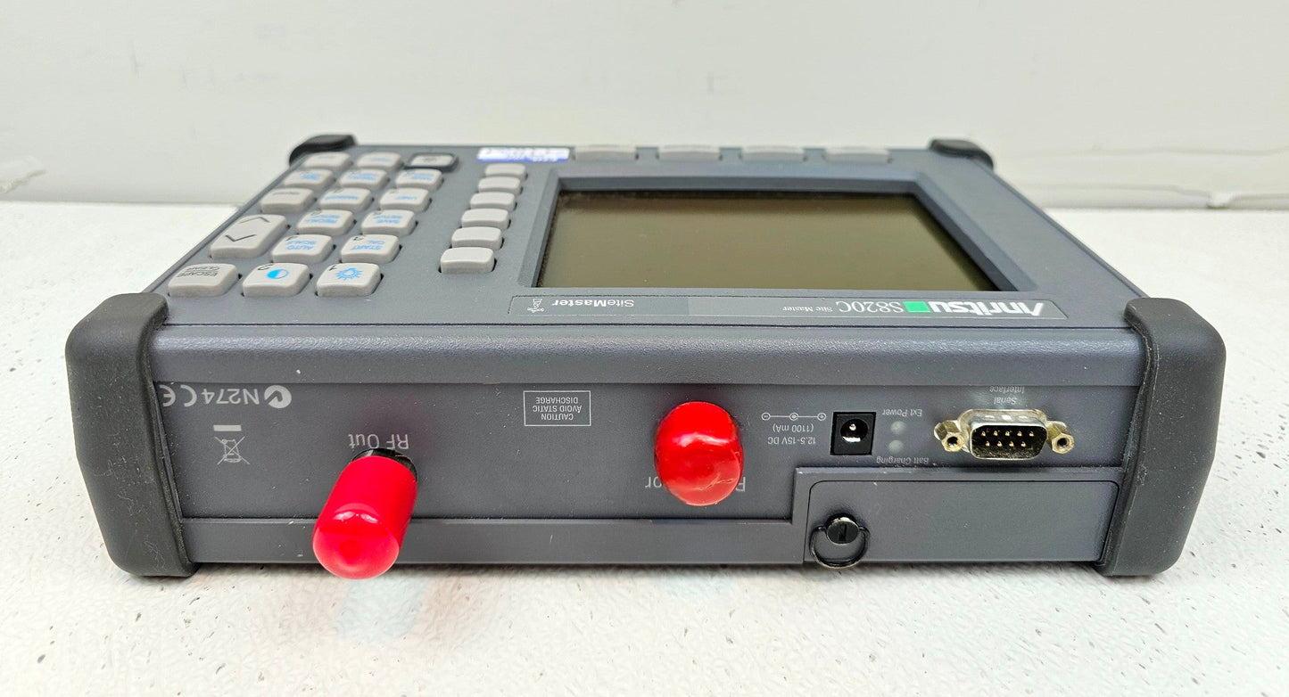 Anritsu SiteMaster S820C Microwave Transmission Line and Antenna Analyzer