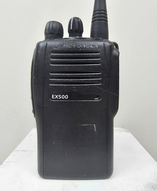 Motorola EX500 UHF 403-470 MHz 16 Channel 4 Watt Portable Radio (Complete Kit)
