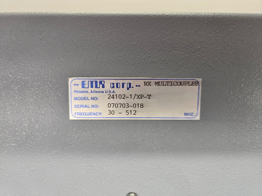 EMR CORP RX MULTICOUPLER 30-512 MHz (24102-1/XP-T)
