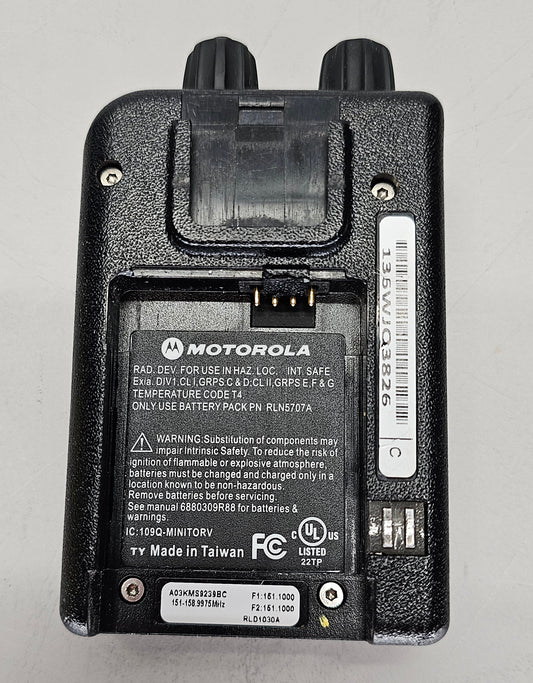 Motorola Pager Minitor V VHF 151-159 Mhz 2ch Stored Voice