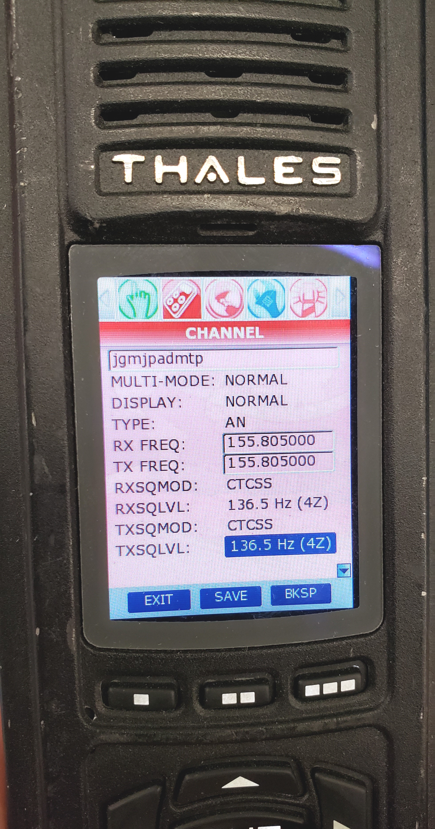 THALES PRC-7332 Liberty Multiband (VHF, UHF, 700 & 800Mhz) P25 FPP GOOD CONDITION