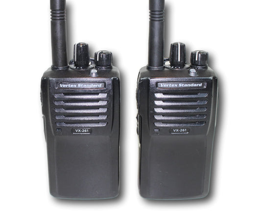 Vertex VX-261-DO-5 VHF (136-174 MHz) "2-Pack" Portable Radios