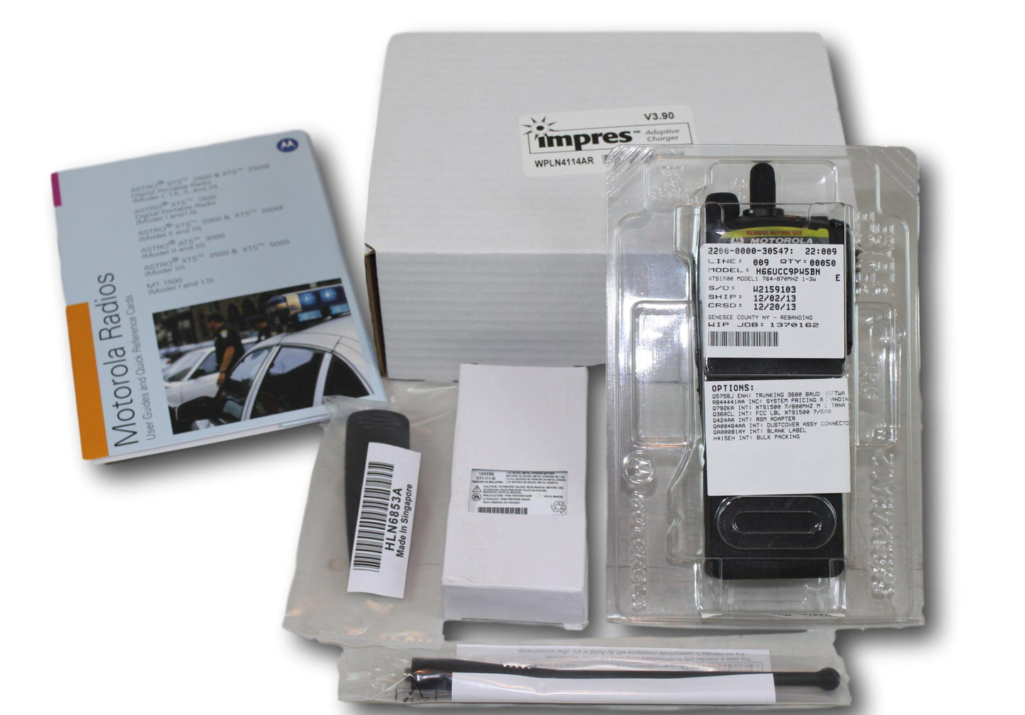 Motorola XTS1500 Model 1 800MHz Portable Radio (P25) - New "Old Stock"
