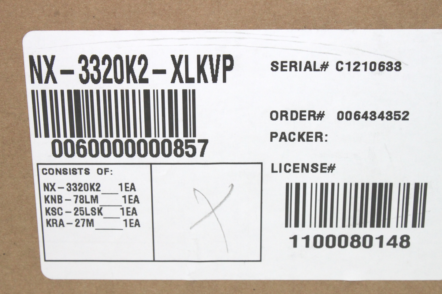 Kenwood Nexedge NX-3320 K2 UHF (400-520MHz) NEW Digital Portable Radio
