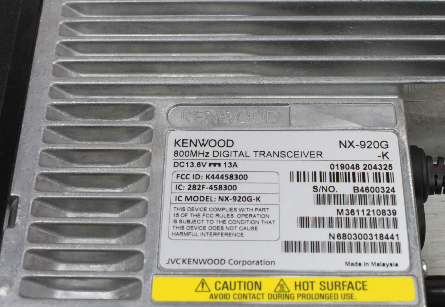Kenwood NX920G NX-920G Nexedge 800Mhz (806-870) 15W 260 CH Digital Mobile