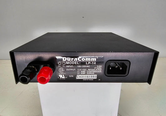 DuraComm LP-14N Ham Radio 13.8 VDC 11-Amp Switching Power Supply 14-Amp Surge