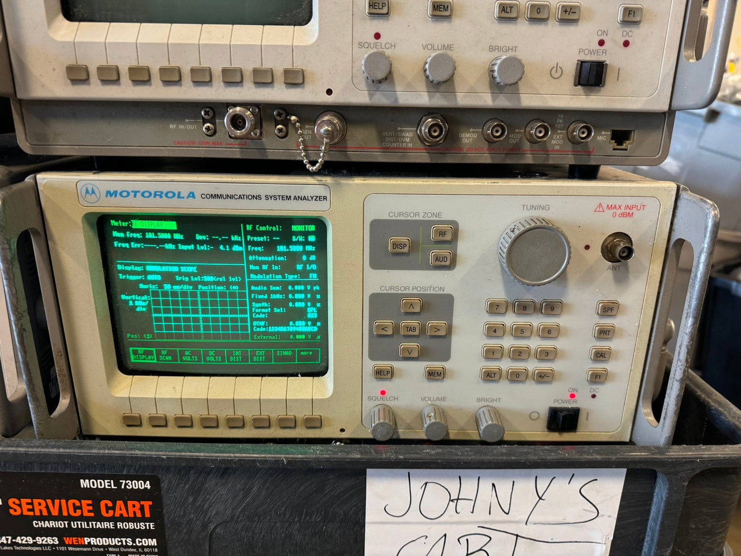 6 Service Monitors Motorola R2670 R2600 IFR1500 HP Agilent E4401B
