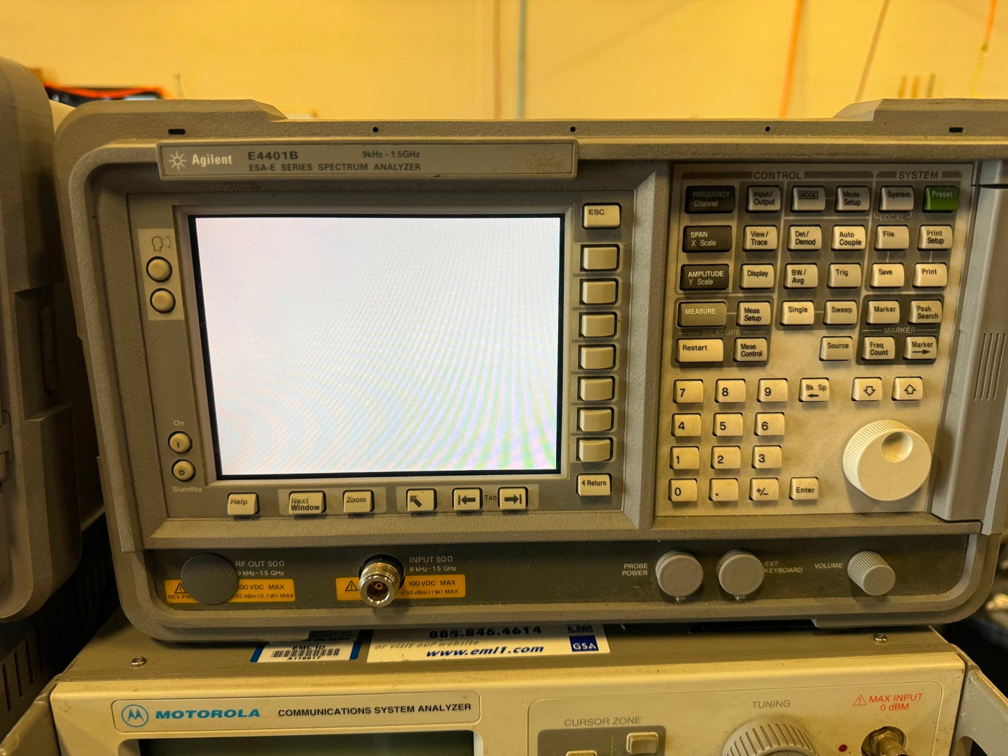 6 Service Monitors Motorola R2670 R2600 IFR1500 HP Agilent E4401B