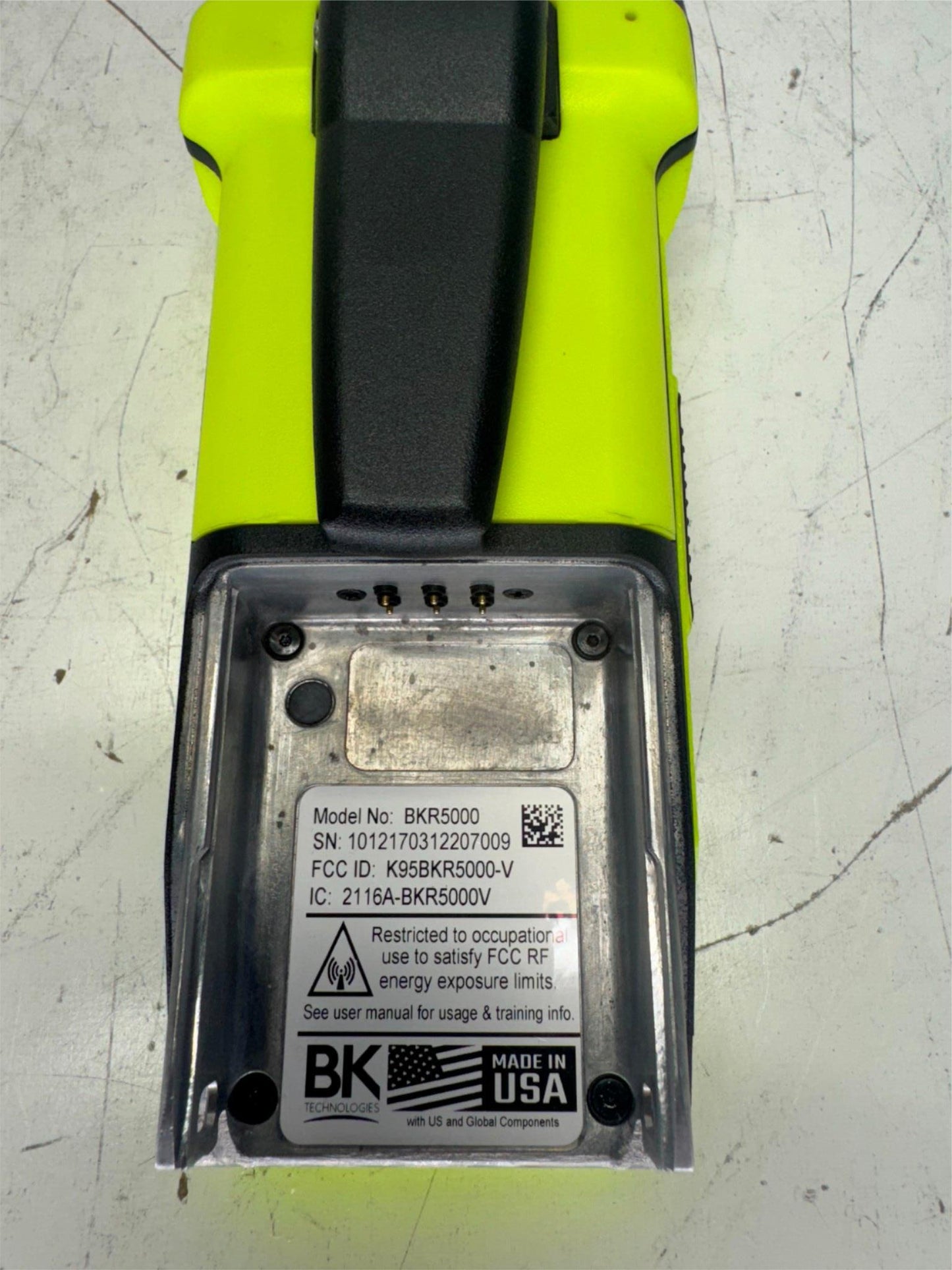 BK Technologies BKR 5000 Single-Band VHF Portable Two-Way Radio 136-174 MHz