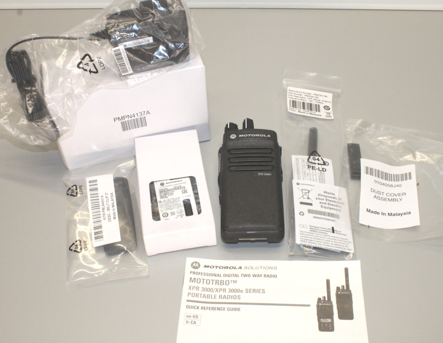 Motorola MotoTRBO XPR3300E VHF 136-174 Mhz 16Ch WIFI NEW (O.S.)