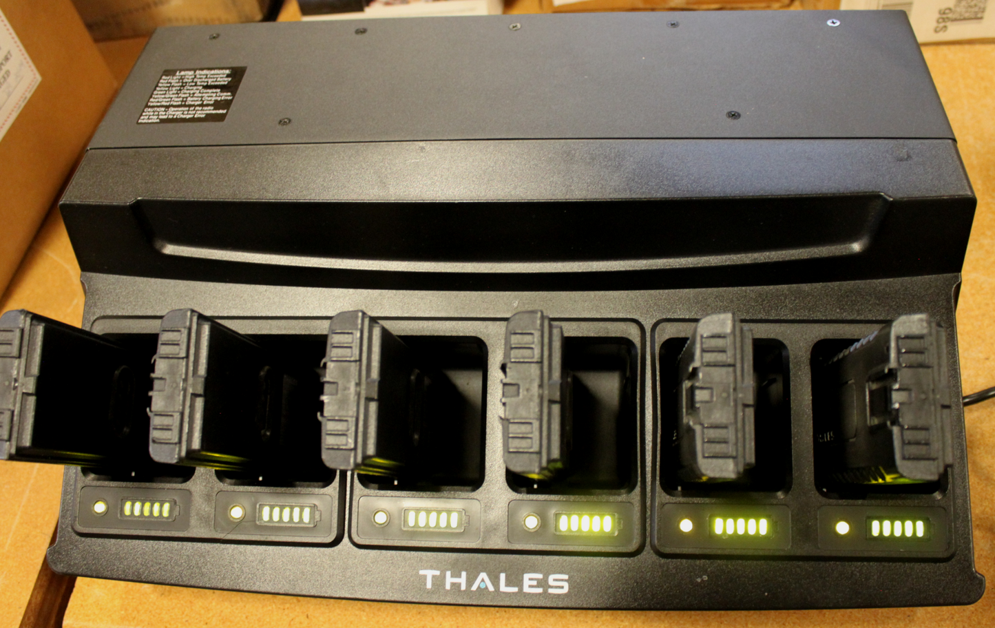 THALES Standard Liberty 6-Way Bank Charger 1600683-1 USED