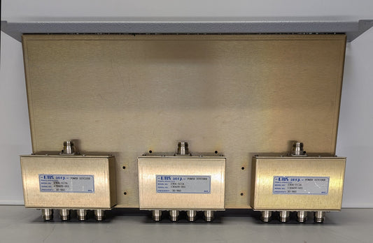 (3) tray mounted EMR Power Dividers Model 2304-0/2A