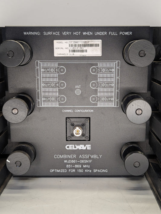 CELWAVE WIJD861-06SN1F 6 CH 800MHz COMBINER