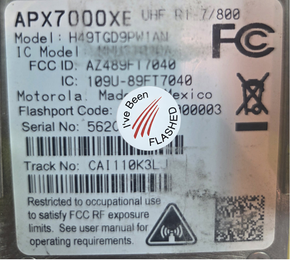 Motorola Portable APX7000XE UHF R1 700/800 1200ch 5W M1.5