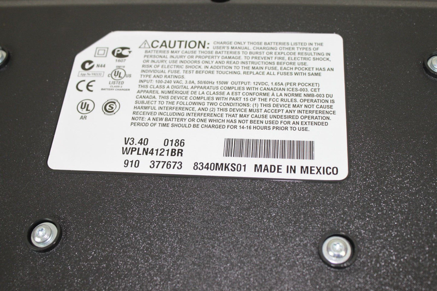 Motorola IMPRES WPLN4121BR Multi-Unit Bank Charger XTS JEDI