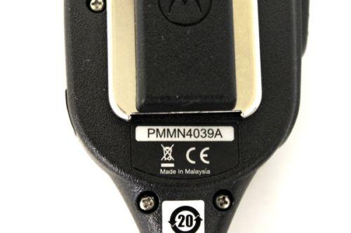 Motorola PMMN4039 Speaker Mic (Intrinsically Safe)