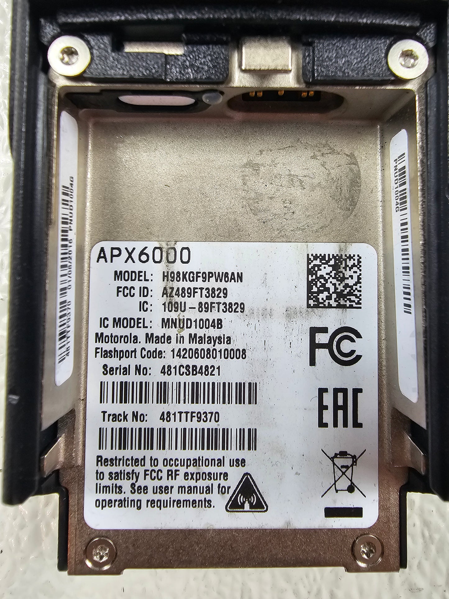 Motorola Portable APX6000 VHF 136-174 1000ch 6W M2.5
