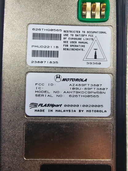 Motorola Portable PR1500 VHF 136-174 Mhz 32ch 5W