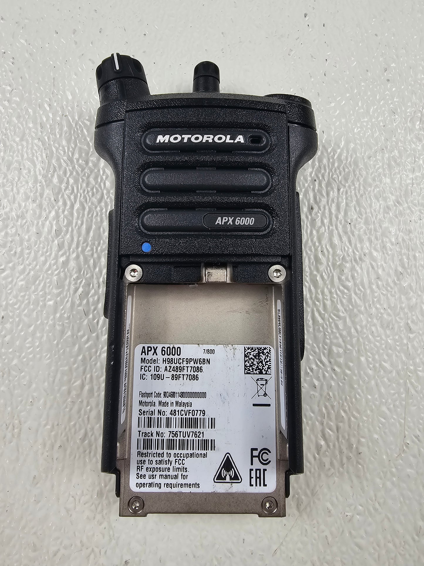 Motorola Portable APX6000 BN 700/800 763-870 Mhz 1000ch 3W M2.5