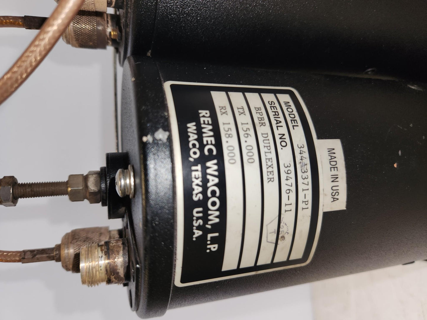 REMEC WACOM L.P. BPBR DUPLEXER 150-162Mhz (344A3371-P1)
