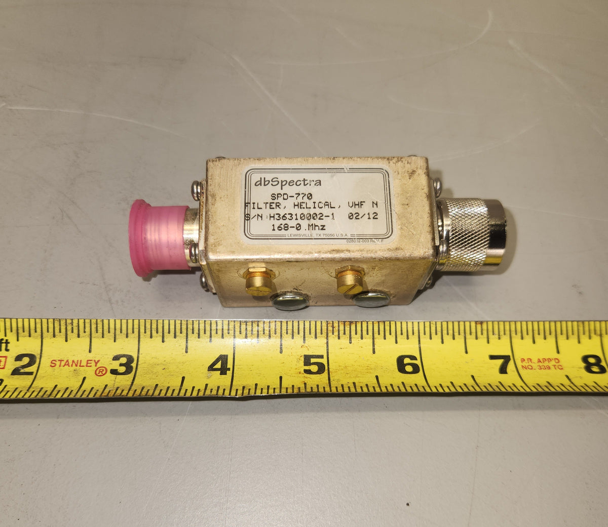 dbSpectra SPD-770 (144-174 MHz) Helical Filter