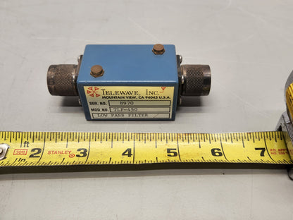 Telewave TLF-450,860,900 (406-512 MHz, 806-960 MHz) Low Pass Filter