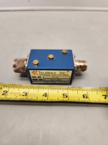 Telewave TLF-450,860,900 (406-512 MHz, 806-960 MHz) Low Pass Filter