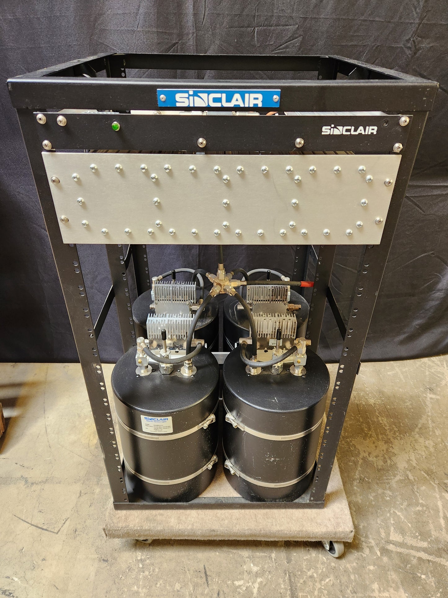SINCLAIR CT4-450F 4CH UHF 10” Cavity COMBINER W/ WINDOW FILTER AND RX MULTICOUPLER  406-512 MHz