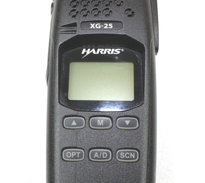 Harris XG-25 VHF 136-174 P25 Trunking PHASE 2 1024 ch 5W Ltd Portable DIGITAL