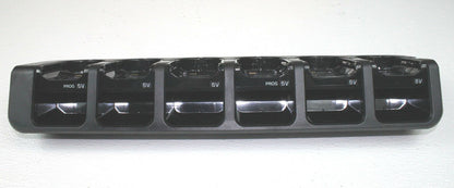 Motorola CLP1040 UHF 4 Ch Radios 6-Pack w/ Bank Charger, Earpieces & Holsters