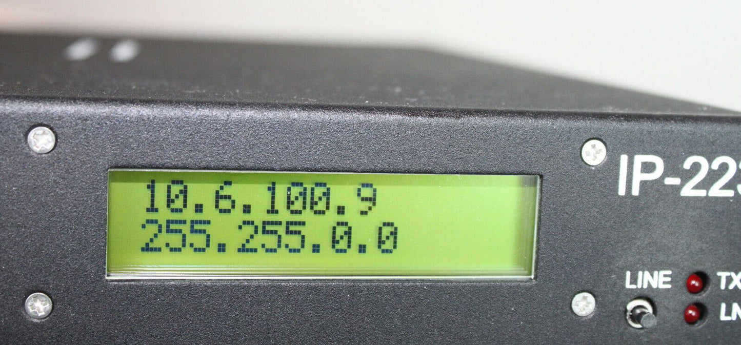 Telex Model IP-223 Ethernet Remote Panel