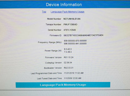 Motorola MotoTRBO XPR4580 XPR 4580 800/900 Mhz 160 CH 35W SMARTNET Mobile