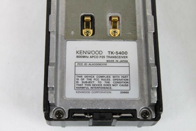 Kenwood TK5400 TK-5400 800 Mhz P25 Digital 512 Channels