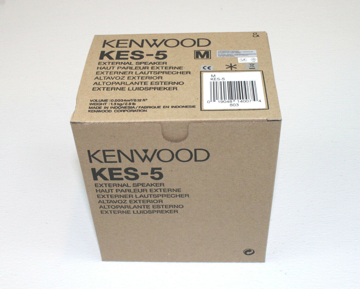 Kenwood KES-5 40 Watt External Mobile Speaker, 4 Ohms NEW
