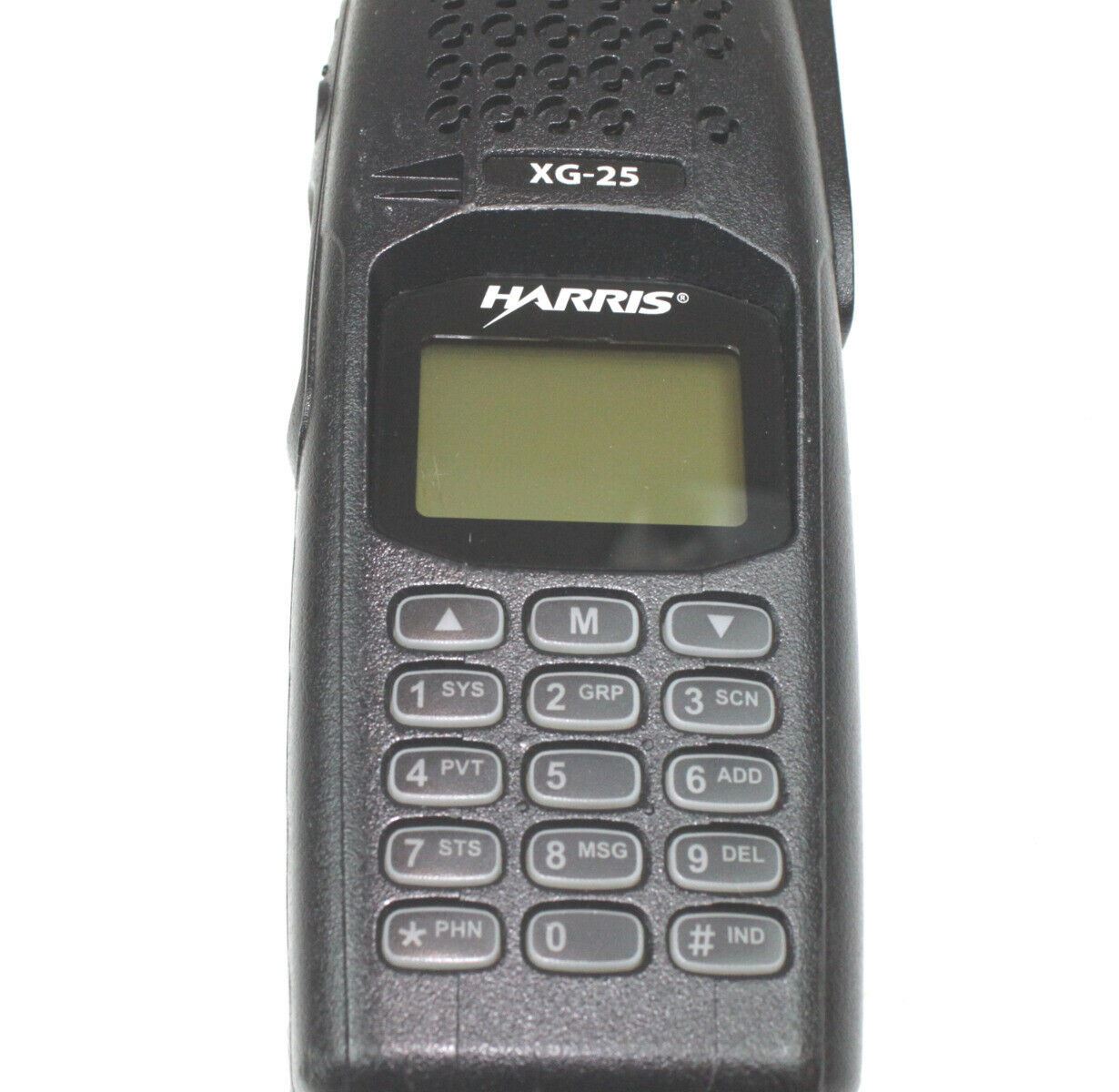 Harris XG-25 VHF 136-174 P25 Trunking PHASE 2 1024 ch 5W Full Keypad