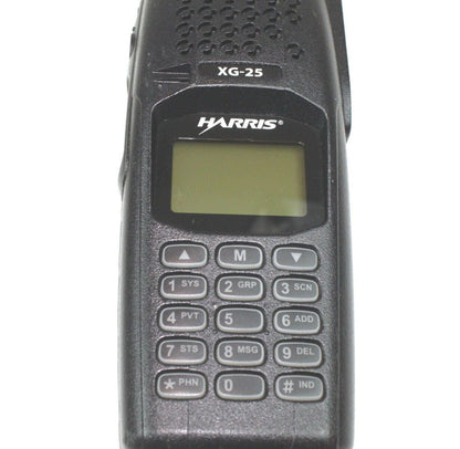 Harris XG-25 VHF 136-174 P25 Trunking PHASE 2 1024 ch 5W Full Keypad