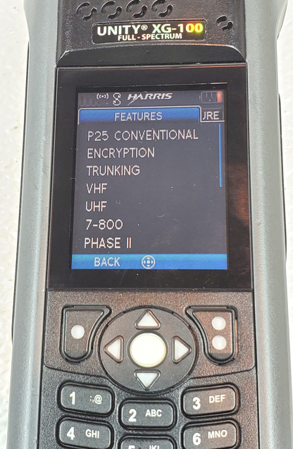 Harris UNITY XG-100P Tri-Band (VHF, UHF & 700/800Mhz) PHASE 2 P25 Trunking & Conv.