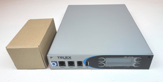 TELEX IP-224 Dual IP Remote Adapter Panel w/ Power Adapter