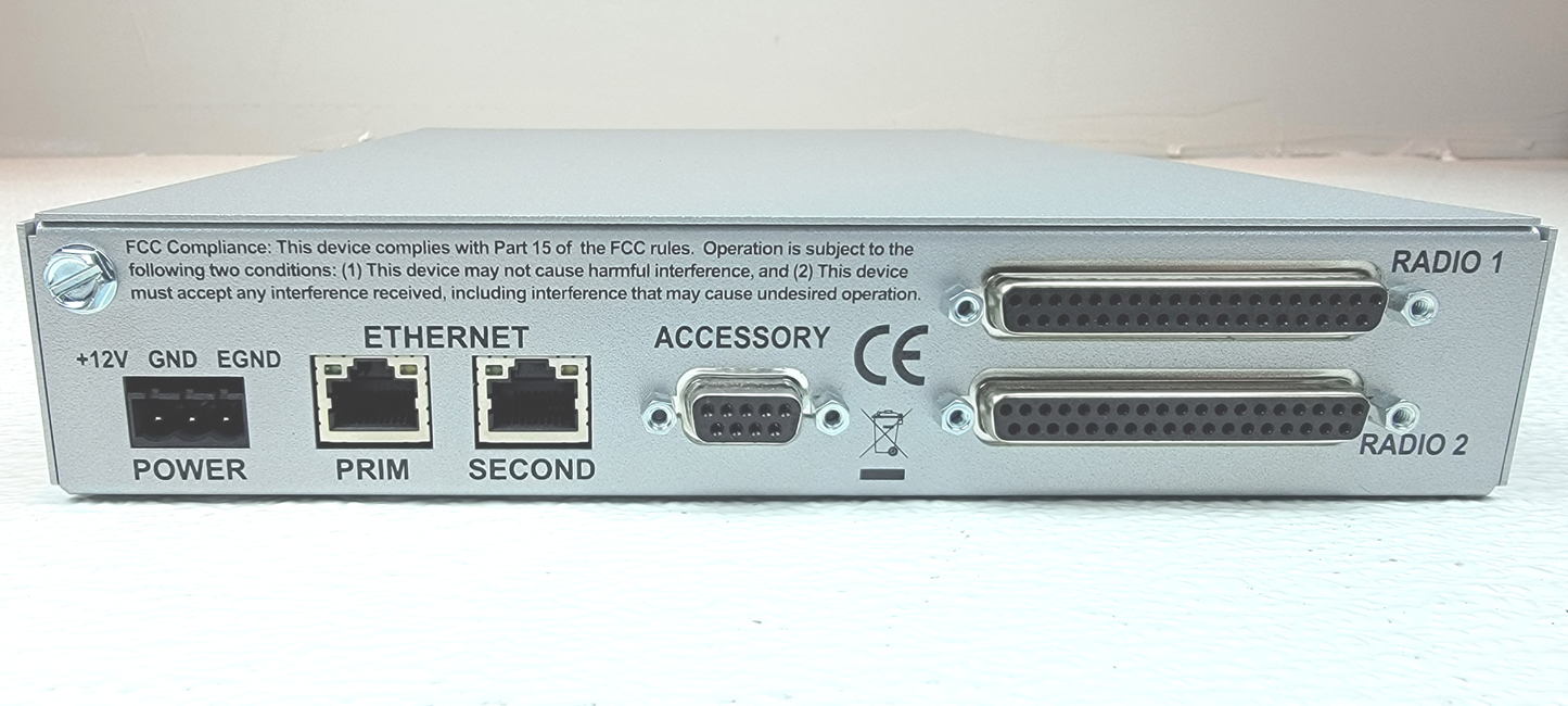TELEX IP-224 Dual IP Remote Adapter Panel w/ Power Adapter